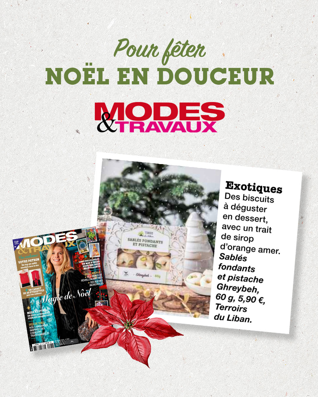 Pistachio Ghreybeh, a traditional shortbread in Modes & Travaux