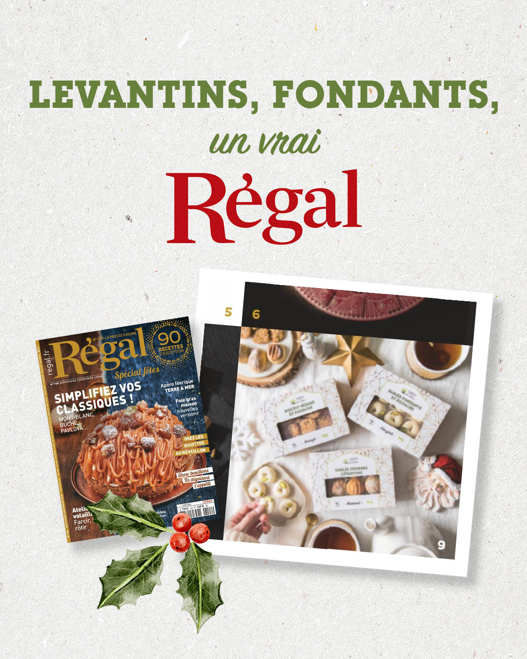 Maamoul, Ghreybeh and Barazek, iconic Lebanese biscuits featured in Régal