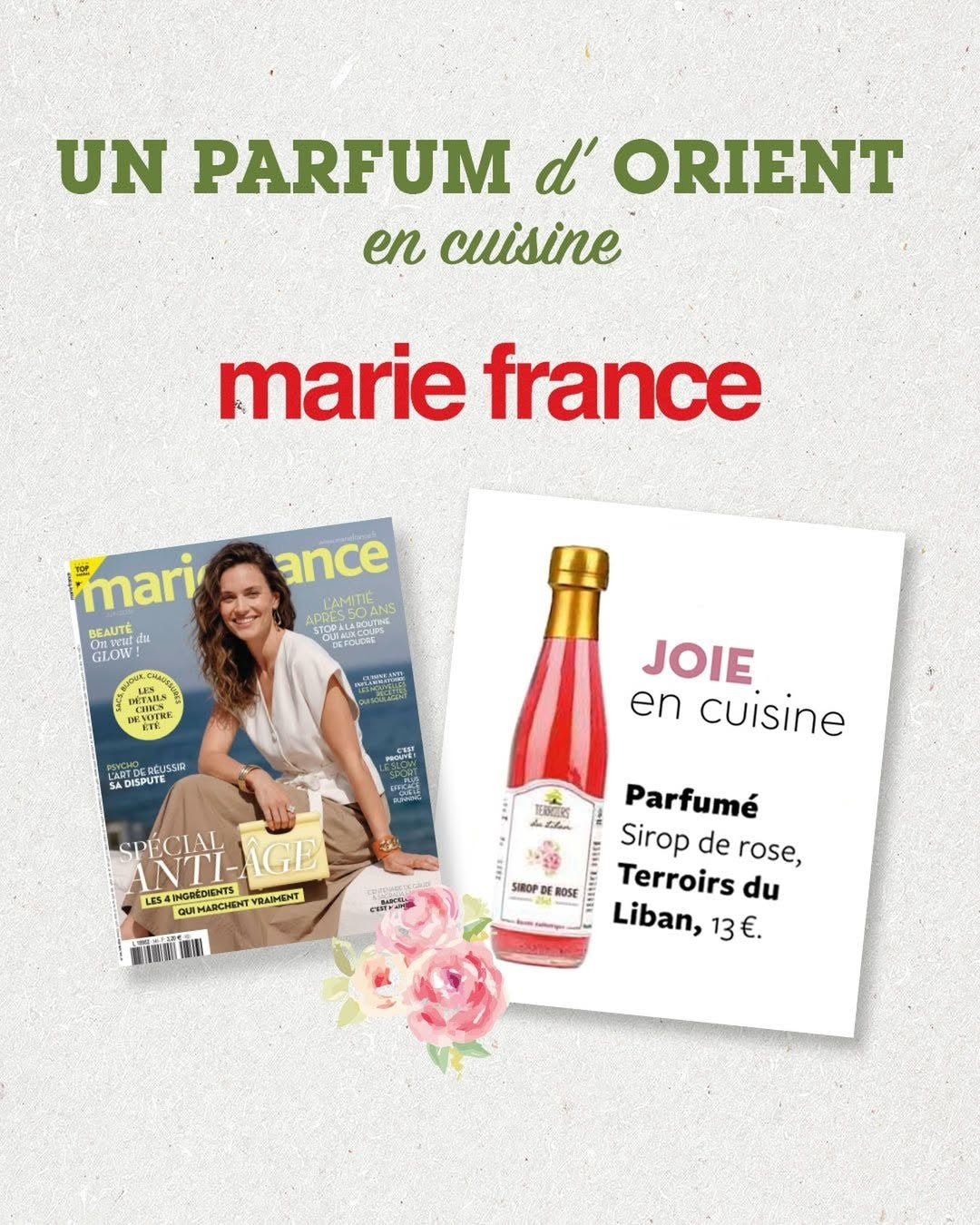 Marie France graces Lebanese refinement Terroirs du Liban