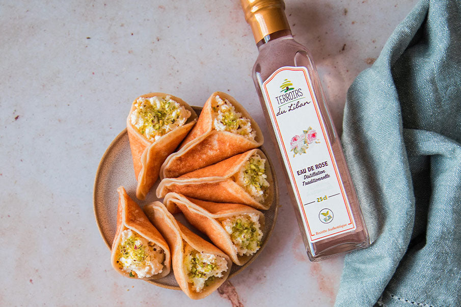 Milk Cream & Rose Water Atayef