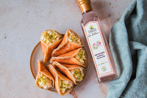 Atayef Crème de Lait et Eau de Rose 