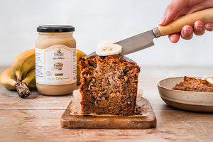 Banana Bread, Tahini et Noix de Pécan  