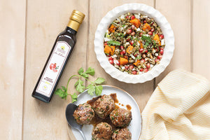 Boulettes d’Agneau et Freekeh à la Mélasse de Grenade 