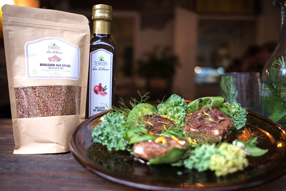 Crispy Kamouneh Pancakes & Wild Herb Salad