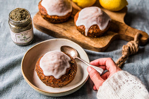 Petits Cakes Zaatar, Miel et Citron