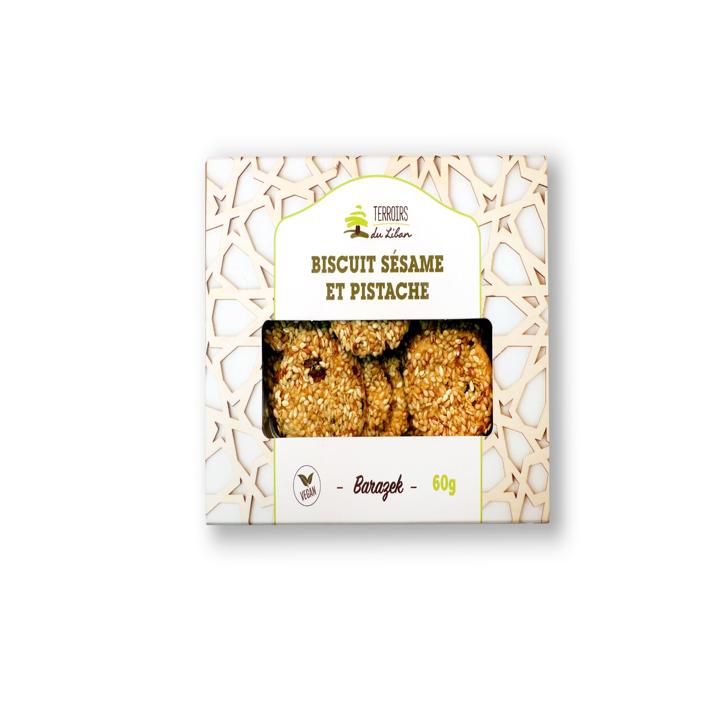 Sesame & Pistachio Biscuits: Barazek