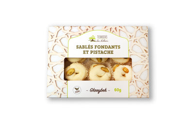 Sablés Fondants et Pistache: Ghreybeh