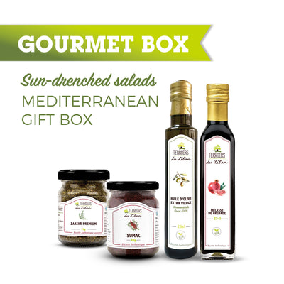 Zonovergoten salades – Mediterrane cadeaubox